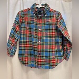 Ralph Lauren plaid Kids Shirt - Red, Blue, Green
